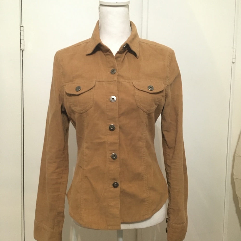 refuge Tan Button-Down Shirt Jacket